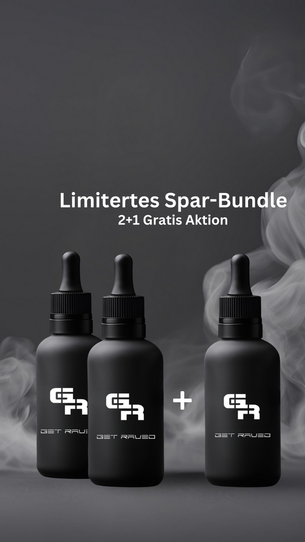 LIMITIERTES ANGEBOT 2+1 Gratis GET RAVED